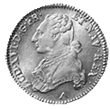 Frankreich, Double Louis d’or 1777 (Vorder- und Rückseite)