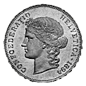 Eidgenossenschaft, 5 Franken 1894